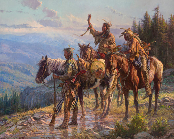 "Reverence" Martin Grelle - Giclee on canvas  32 x 40 S/N 150