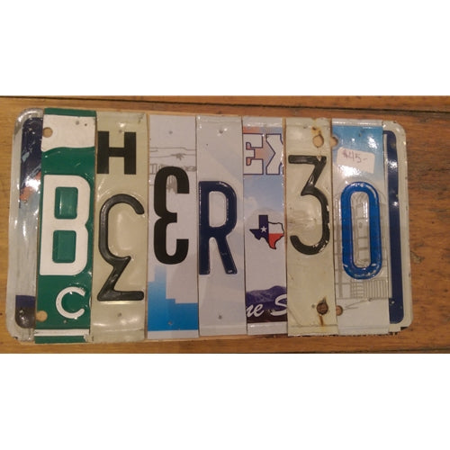 Custom License Plate - Beer 30