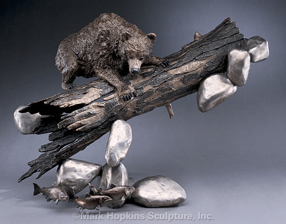 Mark Hopkins Sculpture - Catch of the Day-Limited Edition Bronze- Made in USA