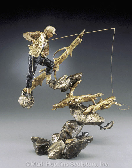 Mark Hopkins Sculpture - Deep Pockets-Limited Edition Bronze- Made in USA