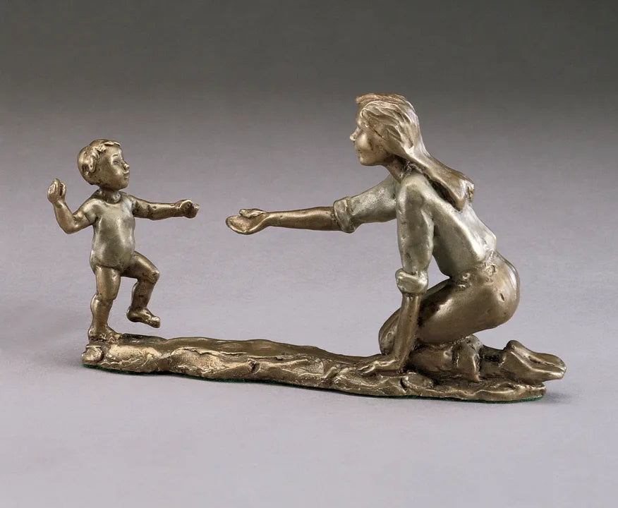 Mark Hopkins Sculpture -First Steps-Limited Edition Bronze- Made in USA