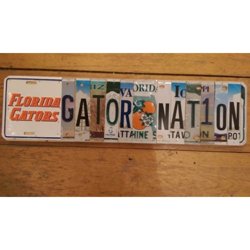 Custom License Plate - Gator Nation