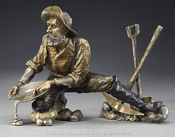 Mark Hopkins Sculpture - Gold-Limited Edition Bronze- Made in USA
