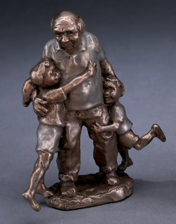 Mark Hopkins Sculpture -Grandpa-Limited Edition Bronze- Made in USA