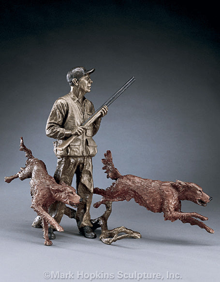 Mark Hopkins Sculpture - Old Friends-Limited Edition Bronze- Made in USA