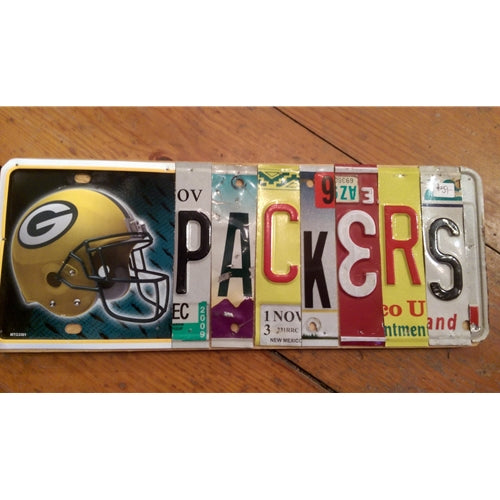Custom License Plate - Packers (Helmet)