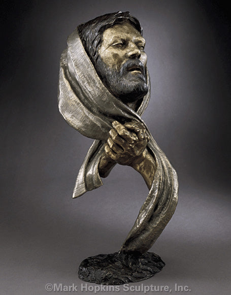 Mark Hopkins Sculpture - Prayer-Edition Bronze Large - Made in USA