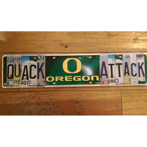 Custom License Plate - Quack Attack (Logo)