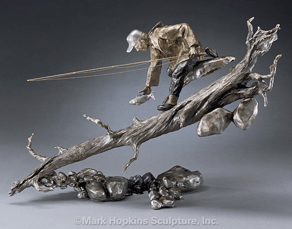 Mark Hopkins Sculpture - The Release -Limited Edition Bronze Sculpture Made in USA