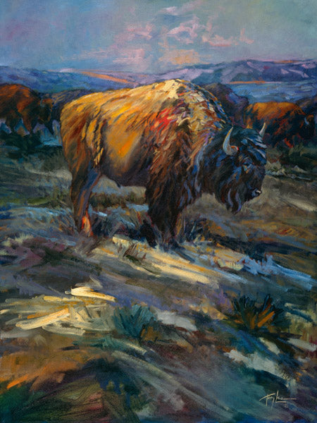 "The Protector" Terry Lee - Giclee on canvas  S/N Edition