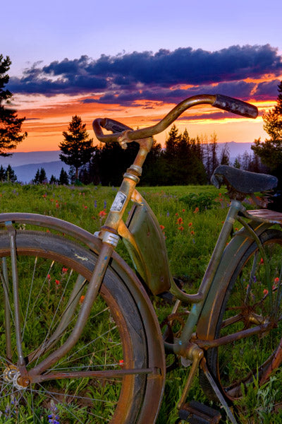 "Vail Valley Sunset" Todd Van Fleet - Giclee on canvas  36 x 24